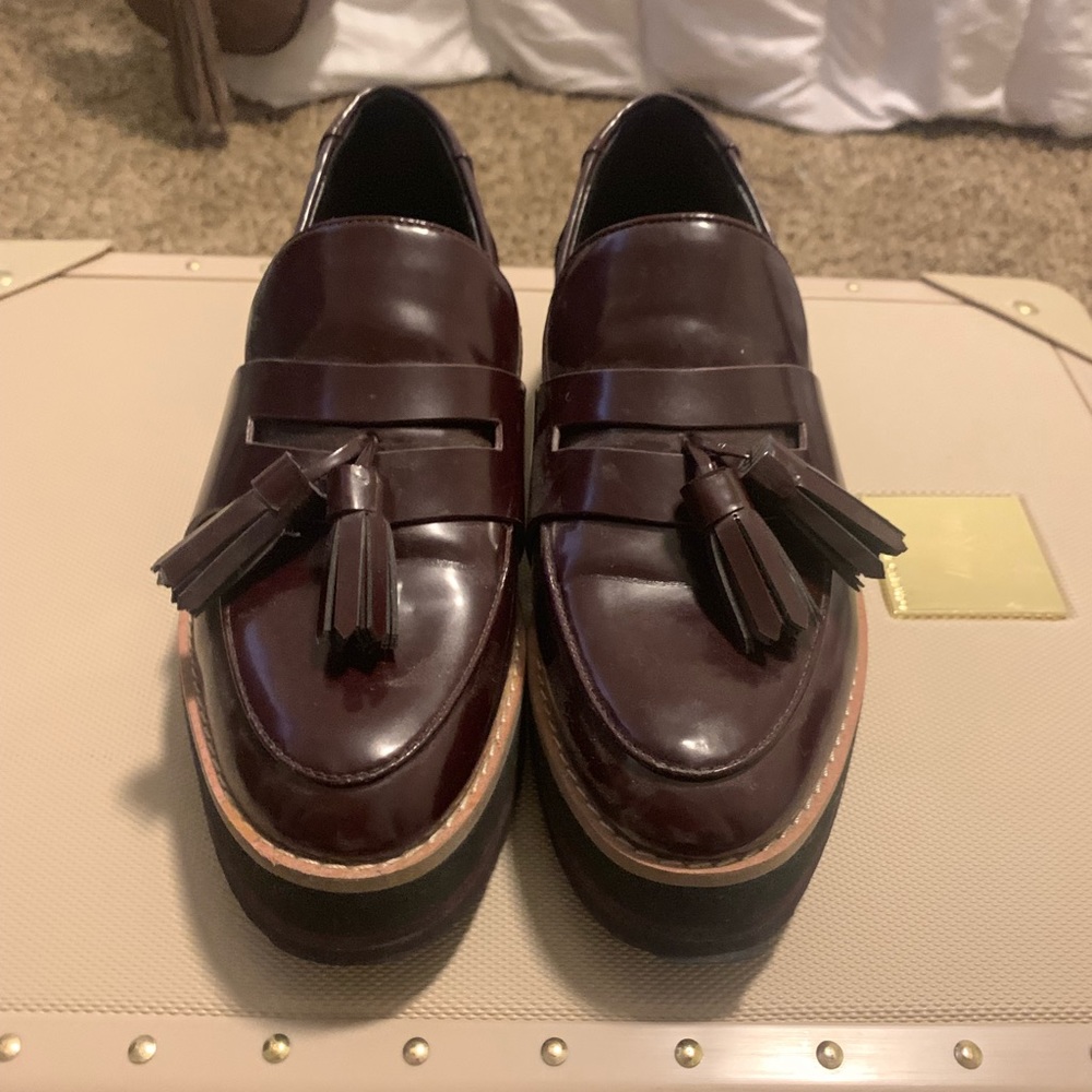 Zara platform oxfords